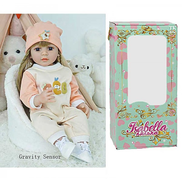 Лялька QM 24092 (12) "TK Group", функціональна, висота: 50 см, датчик руху, звуки: сміх, плач, засинає, гумова, імітація скляних очей, в коробці Лялька QM 24092 (12) "TK Group", функціональна, висота: 50 см, датчик руху, звуки: сміх, плач, засинає, гумова, імітація скляних очей, в коробці