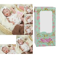 Пупс QM 24040 (12) "TK Group", функціональний, висота: 42 см, гумовий, пустушка, пляшечка, памперс, в коробці