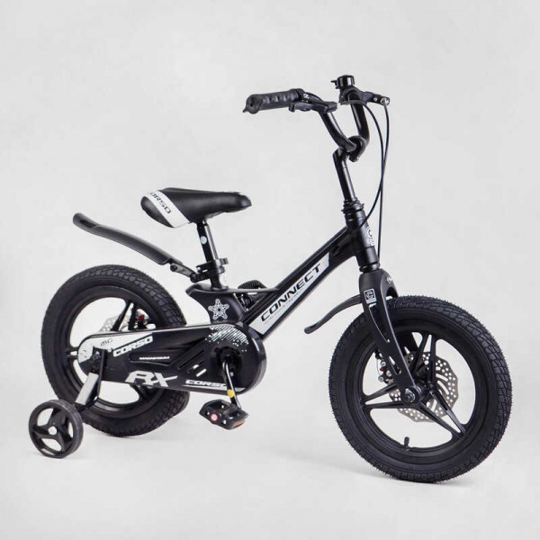 Велосипед 14" дюймів для хлопчика 3-5 років Corso CONNECT MG-14575 чорний