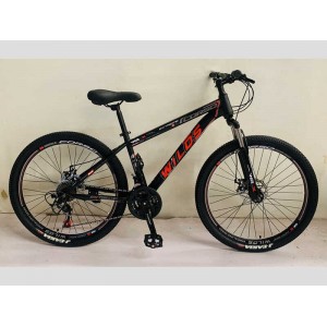 Велосипед Спортивний Corso «WILDS» 26" дюймів WL-26516 (1) рама сталева 15’’, перемикачі Saiguan, 21 швидкість, зібран на 75
