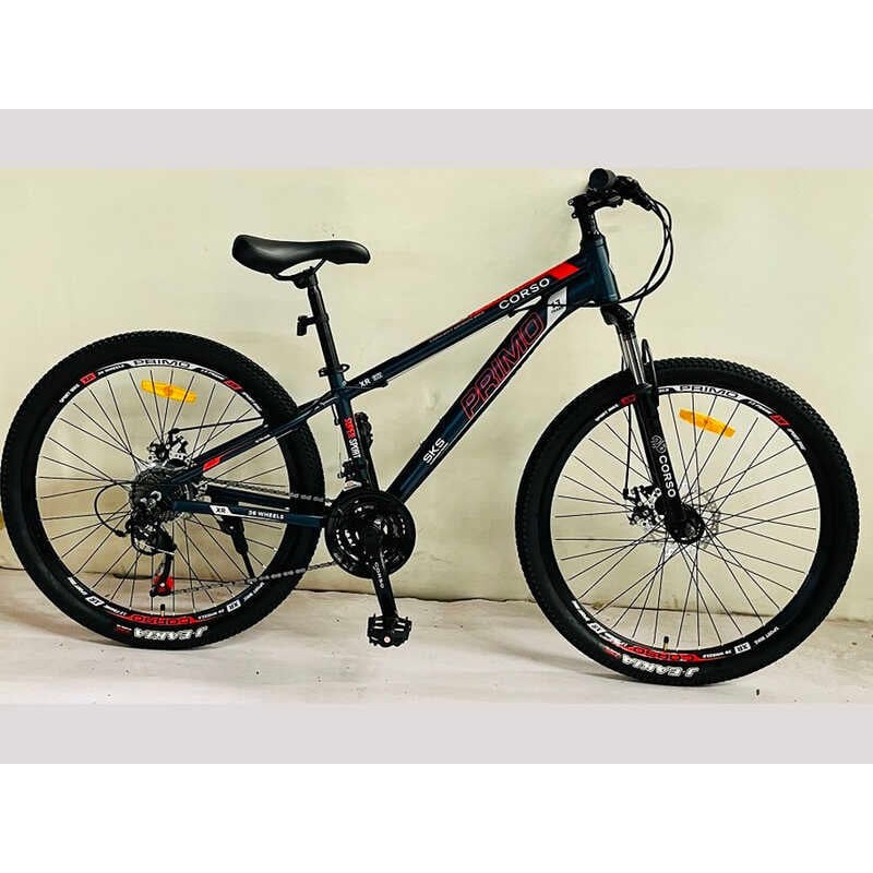 Спортивний велосипед 26" дюймів, рама 13" CORSO PRIMO RM-26519 (3*7s) чорний