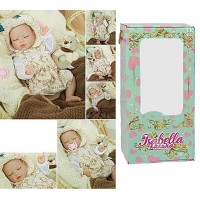 Пупс QM 24058 (12) "TK Group", функціональний, висота: 42 см, гумовий, пустушка, пляшечка, памперс, в коробці