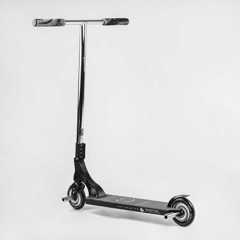 Самокат трюковый PL-81855 Best Scooter "Portal" черно-серебристый