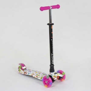 Самокат дитячий від 3 років Best Scooter MAXI А 24652 /779-1396 рожевий