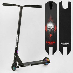 Самокат трюковый Т-60738 Best Scooter "Warrior" черно-красный