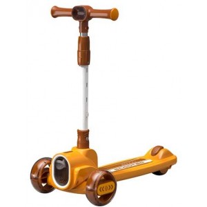 Самокат триколісний "Skyper" FG-00452 (6) колеса PU 125х47мм зі світлом, музика та підсвічування платформи, кермо складне, в коробці