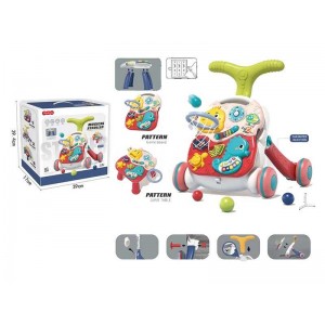 Ходунки-каталка с игровым столиком 3в1, музыкальные, 66548