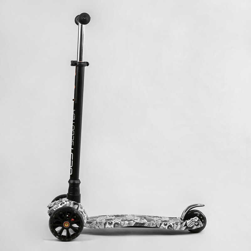 Самокат трехколесный для детей от 3х лет Best Scooter MAXI S - 12208 черный