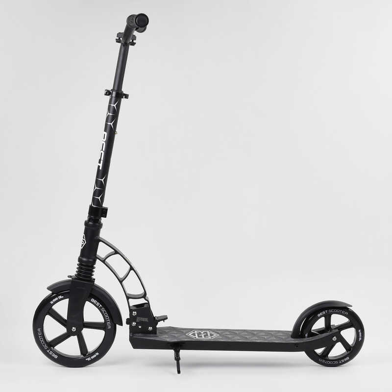 Самокат двухколесный "Best Scooter" 37681 черный