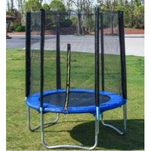 Каркасный батут с защитной сеткой «TK-Sport» B-20556 (1) диаметр 183 см, с сеткой, на пружинах 36 шт, опоры 3 шт, в коробке