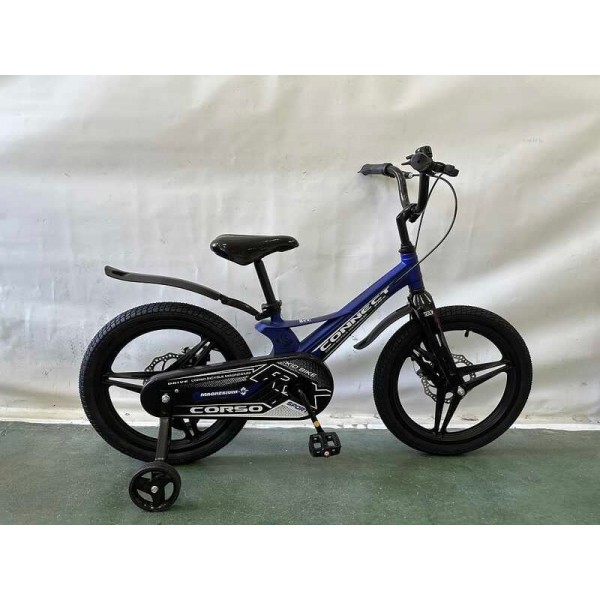 Велосипед 2-х колісний для хлопчика 18" дюймів Corso CONNECT MG-18763 синій