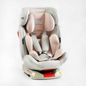 Автокресло поворотное с ISOFIX 9 мес - 12 лет, группа 1/2/3, Joy SafeMax SF-91540 бежевое