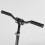 Самокат двухколесный 34750 (2) Best Scooter, ЧЕРНЫЙ, зажим руля, переднее колесо PU - 230мм, заднее колесо PU - 200мм, 1 амортизатор, в коробке