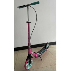 Самокат двухколесный с ручным тормозом Best Scooter FLASH FL-31190 розовый