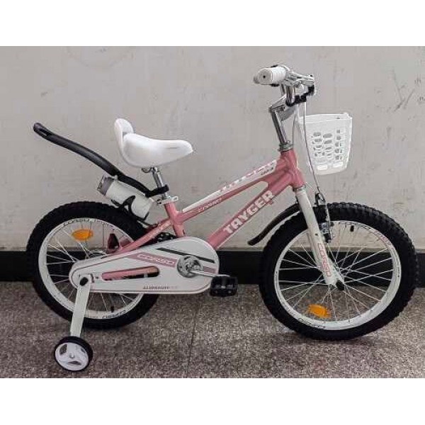 Велосипед для дівчинки 2-х колісний 20 дюймів, алюмінієва рама, CORSO TAYGER TG-45933 рожевий