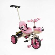 Дитячий триколісний велосипед із ручкою Best Trike BS-70225 рожевий