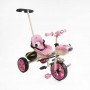 Детский трехколесный велосипед с ручкой Best Trike BS-70225 розовый