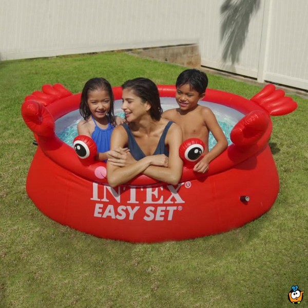Надувний басейн (183x51 см) "Щасливий краб" Intex 26100  