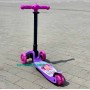 Самокат трехколесный для девочки Best Scooter MAXI L-2582 фиолетовый