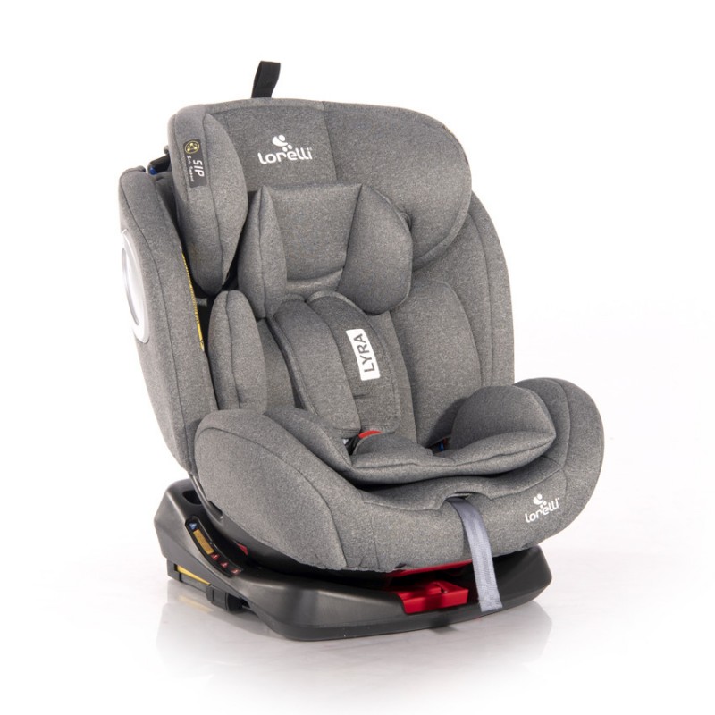 Автокресло Lorelli Lyra Isofix (0-36 кг) Серый