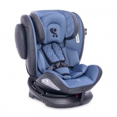 Автокресло поворотное 0+/1/2/3 Lorelli Aviator Isofix Black&Blue (10071302168)