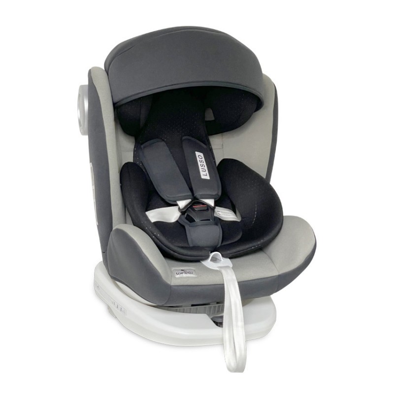 Автокресло 0+ /1/2/3 Lorelli Lusso SPS Isofix вес 0-36 кг String серый