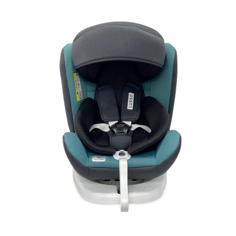 Автокрісло 0+ /1/2/3 Lorelli Lusso SPS Isofix вага 0-36 кг Brittany Blue бірюзовий