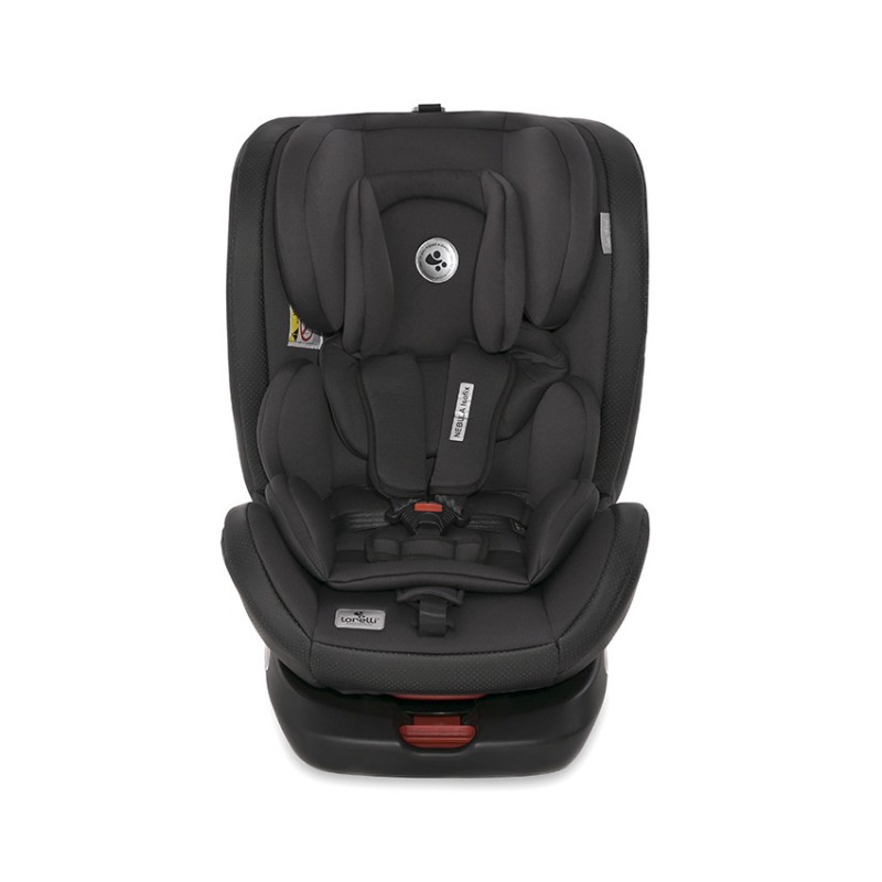 Автокрісло-ребордер Lorelli Nebula Isofix 0-36 kg Black Leather чорний