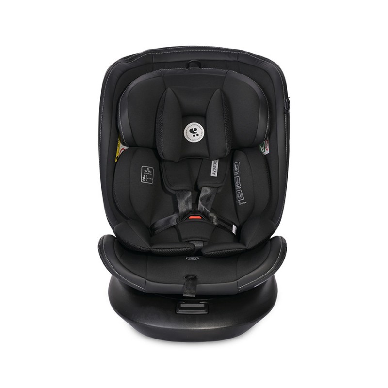 Автокресло Lorelli Aviator + sps + isofix (0-36 кг) Black Jasper