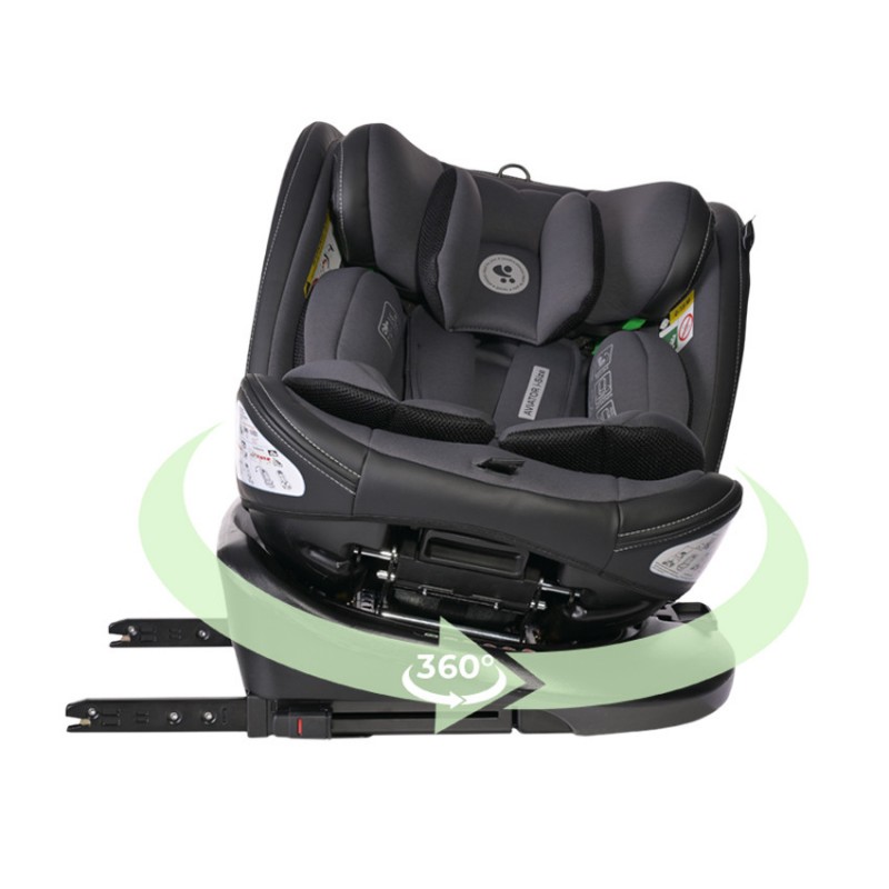 Автокресло Lorelli Aviator + sps + isofix (0-36 кг) Black Jasper