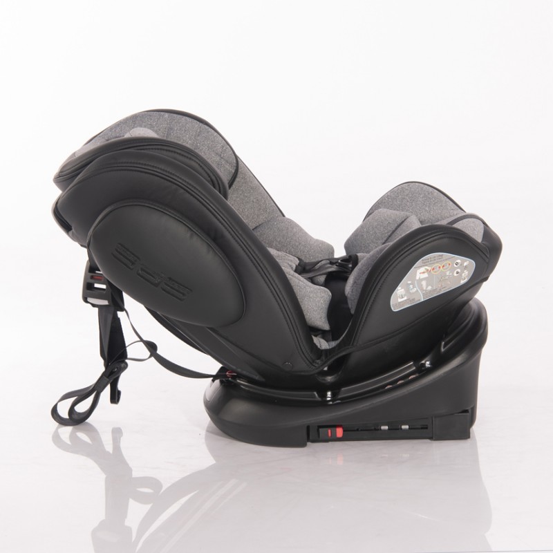 Автокрісло поворотне 0+/1/2/3 Lorelli Aviator Isofix Black чорний