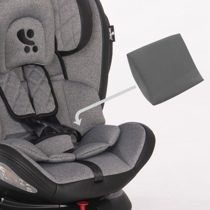 Автокрісло поворотне 0+/1/2/3 Lorelli Aviator Isofix Black&Dark Grey темно-сірий