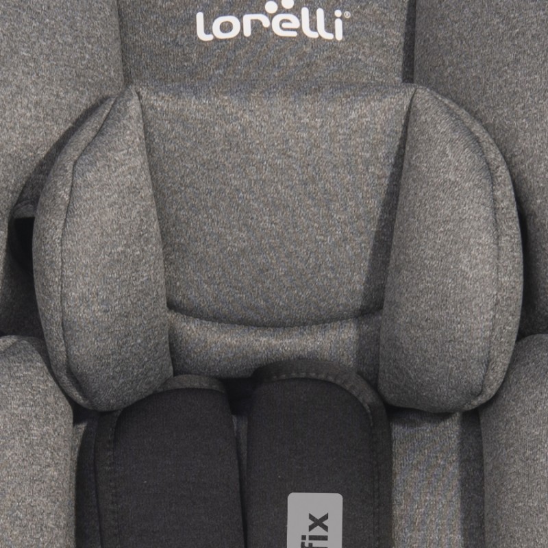 Поворотне автокрісло-ребордер Lynx Isofix 0-36 кг Black Graphite темно-сіре