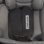 Поворотное автокресло-ребордер Lynx Isofix 0-36 кг Black Graphite темно-серое