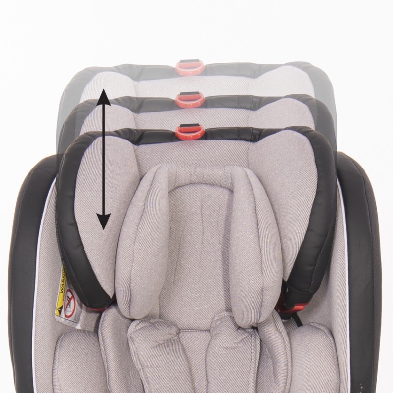 Автокрісло-ребордер Lorelli Nebula Isofix 0-36 kg Arctic Leather бірюзовий