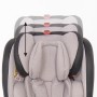 Автокрісло-ребордер Lorelli Nebula Isofix 0-36 kg Grey Crowns сіре