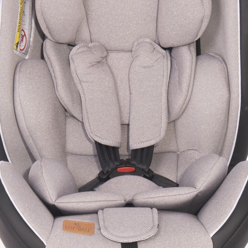 Автокресло-ребордер Lorelli Nebula Isofix 0-36 kg Grey Crowns серое