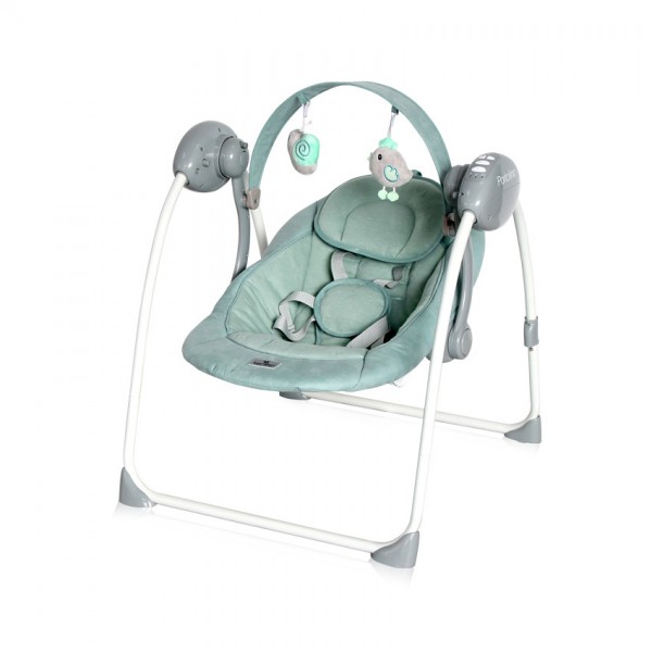 Электрокачели для новорожденных Lorelli Portofino Frosty Green Stars Зеленый