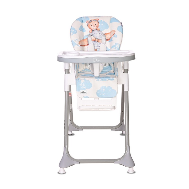 Стульчик для кормления детей Lorelli Felicita Baby Blue Pilot Pu Leather голубой