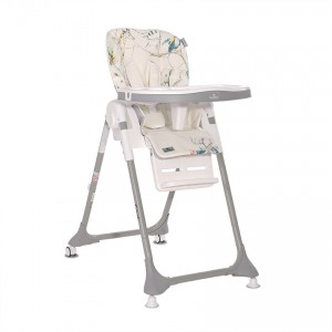 Стульчик для кормления детей Lorelli Felicita White Africa Pu Leather белый