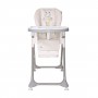 Стульчик для кормления детей Lorelli Felicita Noble Grey Hippo Pu Leather серый