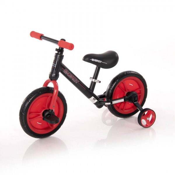 Велосипед-біговел 2 в 1 Баланс байк Lorelli Energy Black&Red червоний (10050480002)