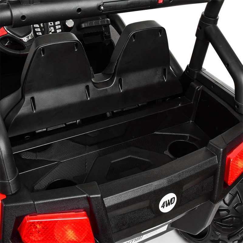 Детский двухместный электромобиль 4×4 Buggy (Багги) M 3454(2)EBLR-3 красный