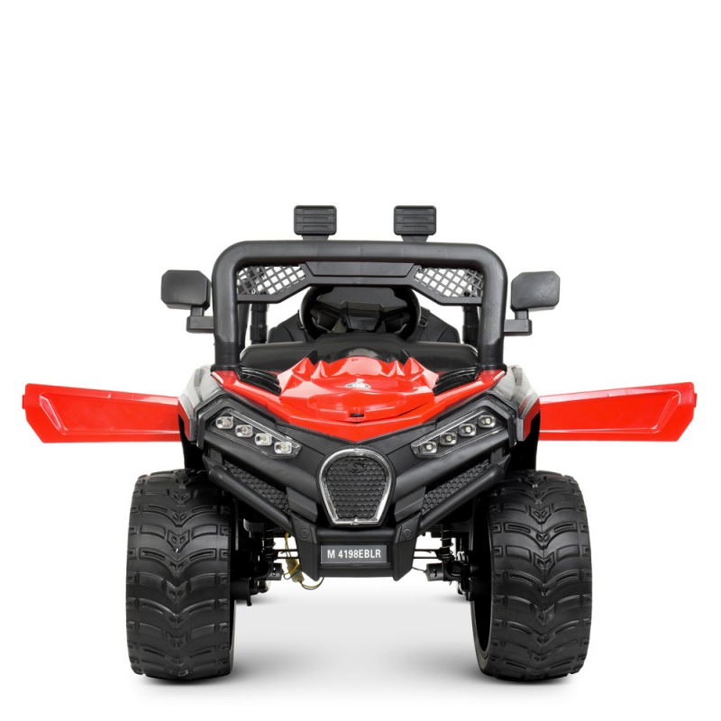 Дитячий електромобіль Джип Bambi Racer M 4198EBLR-3 червоний