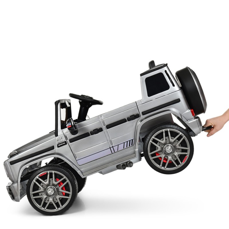 Дитячий електромобіль джип Mercedes AMG (Мерседес) BAMBI M 4179EBLRS-11 сірий