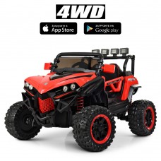 Дитячий 4-х моторний електромобіль позашляховик Buggy (Баггі) M 3804EBLR-3 червоний