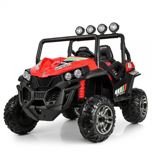 Детский двухместный электромобиль 4×4 Buggy (Багги) M 3454(2)EBLR-3 красный