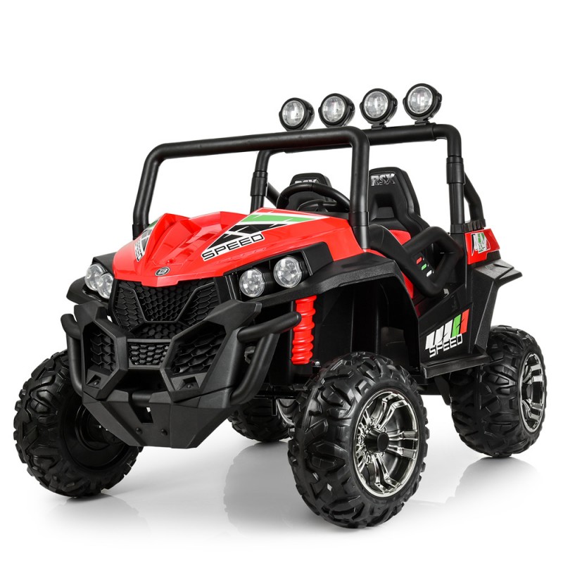Детский двухместный электромобиль 4×4 Buggy (Багги) M 3454(2)EBLR-3 красный