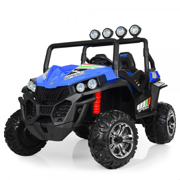 Дитячий двомісний електромобіль 4×4 Buggy (Баггі) M 3454(2)EBLR-4 синій