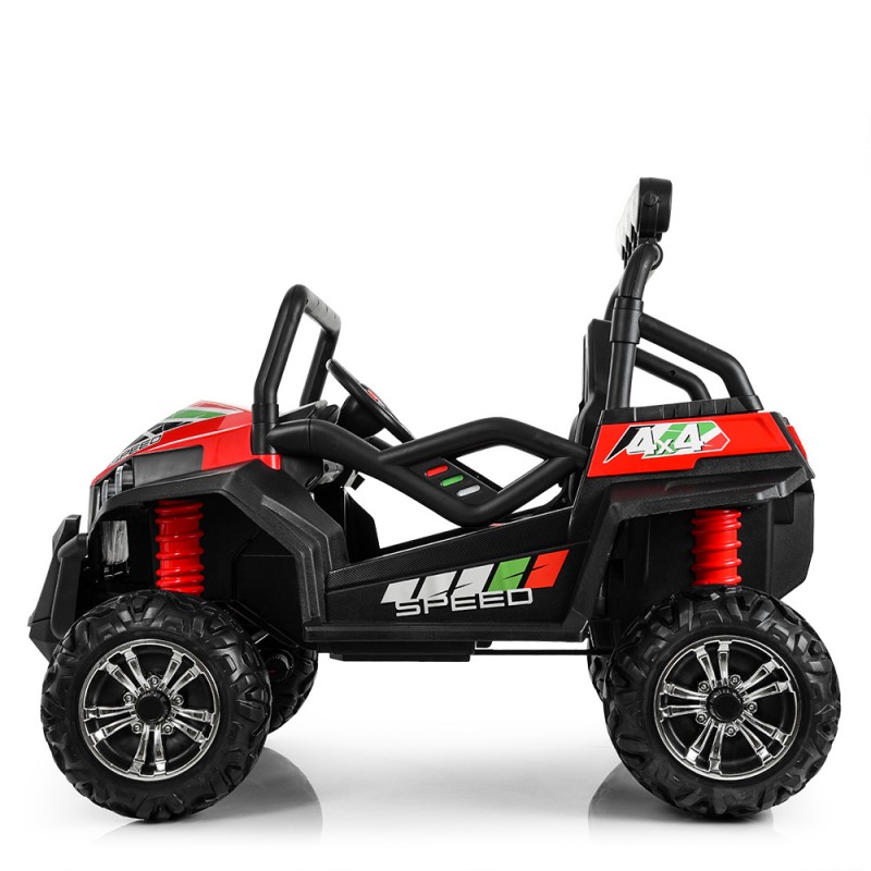 Детский двухместный электромобиль 4×4 Buggy (Багги) M 3454(2)EBLR-3 красный